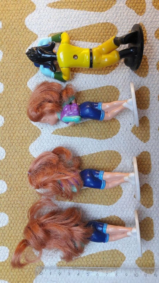 Set: 4 x goofy und max figur + roxanne 1995 sammeln Disney in Biebelnheim