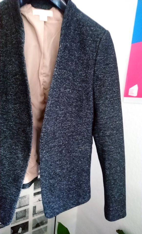 H&M, Sweat Blazer, Schlicht: keinerlei Knöpfe! Baumwolle, NEU in Delmenhorst