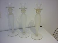 große / hohe Kerzenständer Kerzenhalter aus Glas 2 Stk. 42/13 cm Hessen - Hünfeld Vorschau