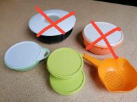 Tupperware Schüssel Rührschüssel Sieb grün Orange schwarz Nordrhein-Westfalen - Lippstadt Vorschau