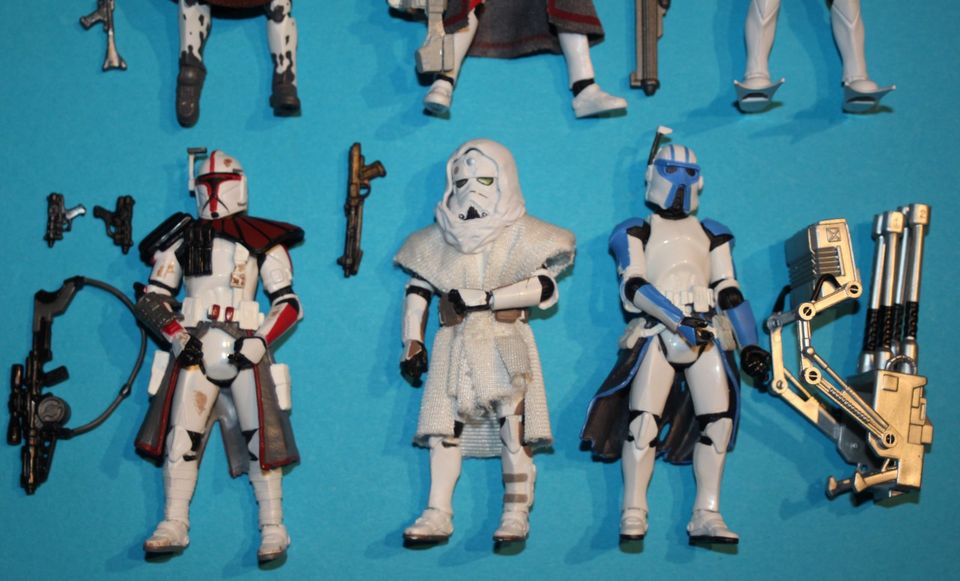 Star Wars Hasbro Clone Trooper Faie Fordo Hawkbat Legacy Figuren in Düsseldorf