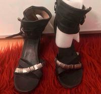 A.S 98 Airstep Plateau Keilsandale Gr.37, schwarz. Leder! Baden-Württemberg - Steinenbronn Vorschau