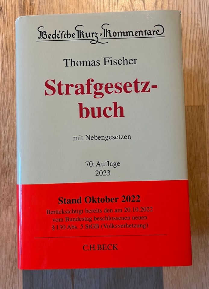 Fischer, StGB-Kommentar, 70. Aufl. 2023 in Berlin