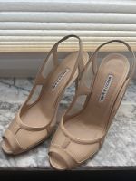 Manolo Blahnik Cornutia beige Größe 40 Hannover - Mitte Vorschau