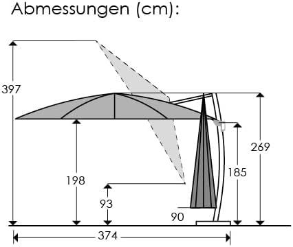 Schneider Sonnenschirm Gartenschirm Ampelschirm - UVP. 679,- EUR in Tangstedt 