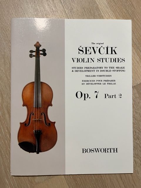 Sevcik-Noten Triller-Vorstudien für Geige / Violine, 2 Hefte in Hamburg