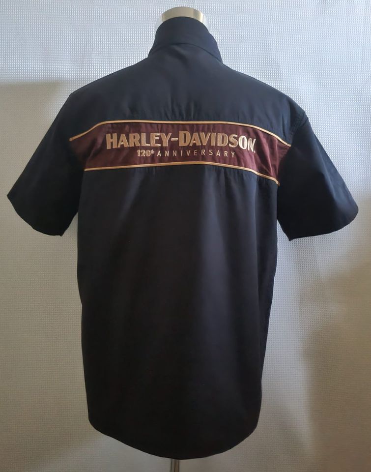 Harley 120th Anniversary Kurzarm Hemd für HD Biker in M/L/XL/XXL in Penkun