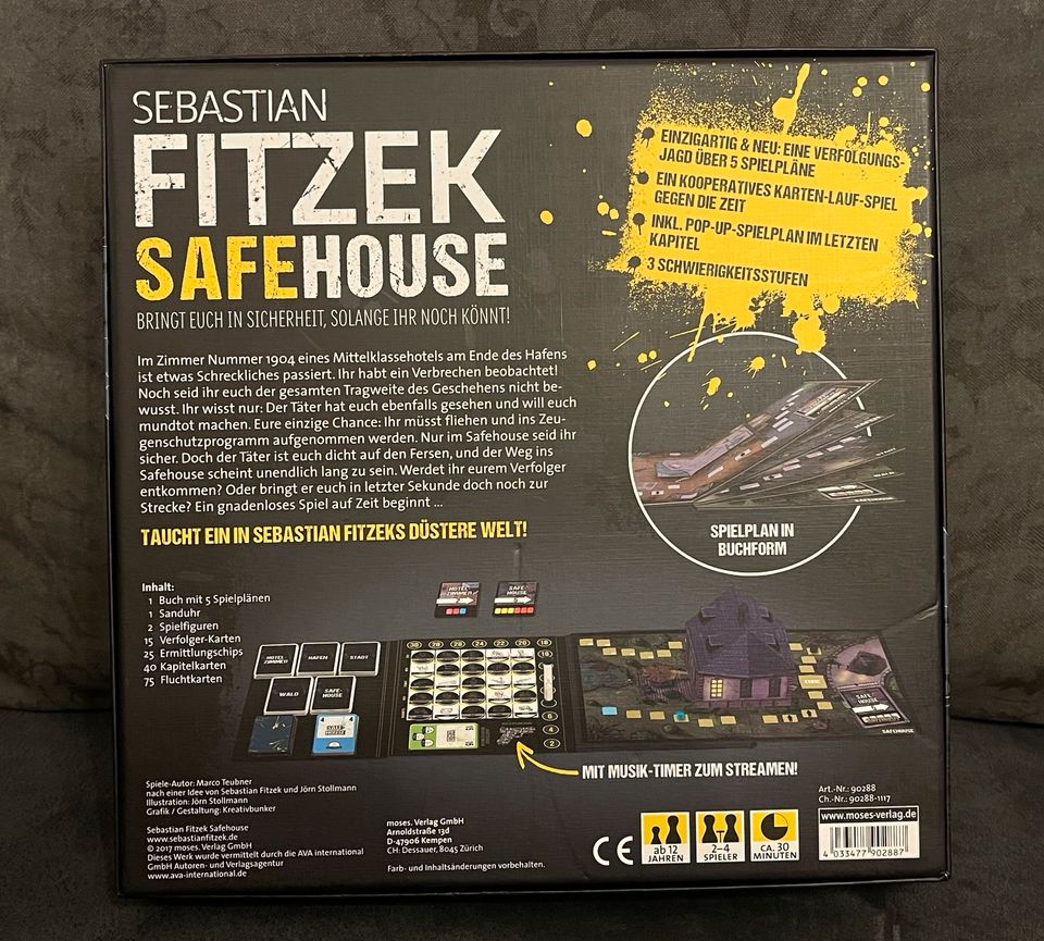 Spiel Brettspiel Fitzek Safehouse, neuwertig! in München