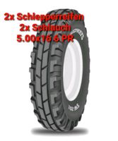 2x 5.00x16 6PR Traktorreifen Schlepperreifen mit Schlauch Neu Nordrhein-Westfalen - Overath Vorschau