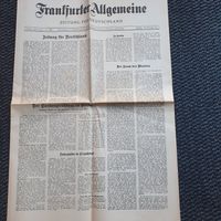 Erstausgabe FAZ vom 01.11.1949 Dortmund - Mengede Vorschau