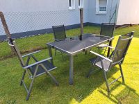 Gartentisch + 4 Klappstühle 150x90cm Rheinland-Pfalz - Westernohe Vorschau