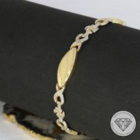 Wert 1.800,- Armband 585 bicolor Gold 14 KT 19,5cm xxyy 187744 Dortmund - Innenstadt-Ost Vorschau