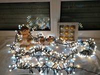 Weihnachtskonvolut mit Figuren und LED Büschel Cluster Lichterket Hessen - Raunheim Vorschau