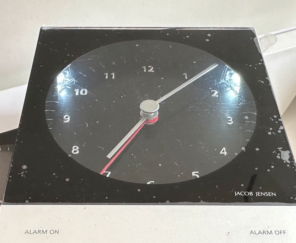NEUER original Jacob Jensen Alarm Clock Design Wecker inkl. OVP in Bergholz Rehbrücke