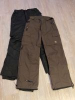 Snowboardhose Skihose Gr 52 olive schwarz Sachsen - Großharthau-Seeligstadt Vorschau