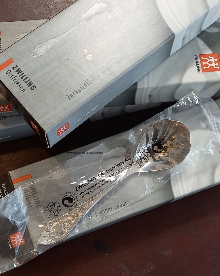 Zuckerlöffel Ostfriesen Zwilling 9,50€ NEU in Westoverledingen