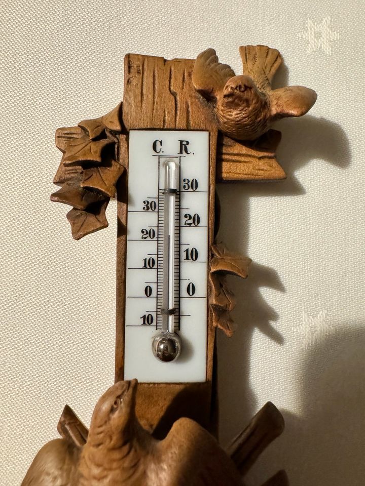 Holzschnitzerei Thermometer in Puchheim