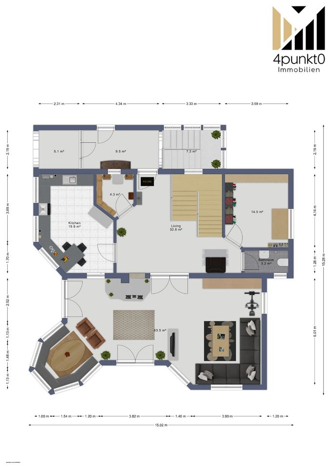 Exklusives Architektenhaus: Modernes Design, flexible Nutzung, traumhafte Lage in Wemding