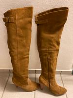 2 Paar Damen Overknee Stiefel Bayern - Triftern Vorschau