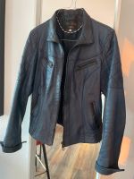 Jacke Lederjacke Bikerjacke Leder blau Gr M Lübeck - St. Lorenz Nord Vorschau