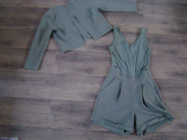 FIGL Damen Outfit SET S 36 Kombi Jacke Blazer Overall Jumpsuit in Menden