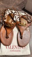 Valentino Garavani Leder sandalen Baden-Württemberg - Graben-Neudorf Vorschau