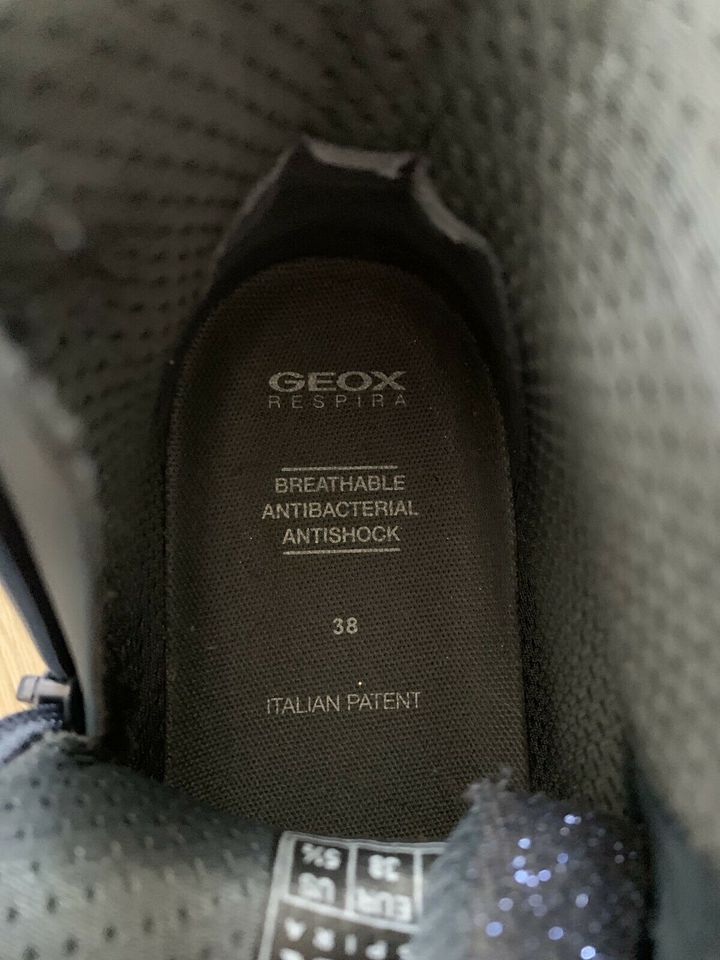 Geox Blinker Glitzer Halbschuhe neu 38 (NP 74,99 Euro) in Leutersdorf