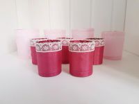 ⭐️ 9 Teelichthalter Teelicht Glas rosa pink Hochzeit - wie NEU! Schleswig-Holstein - Strande Vorschau