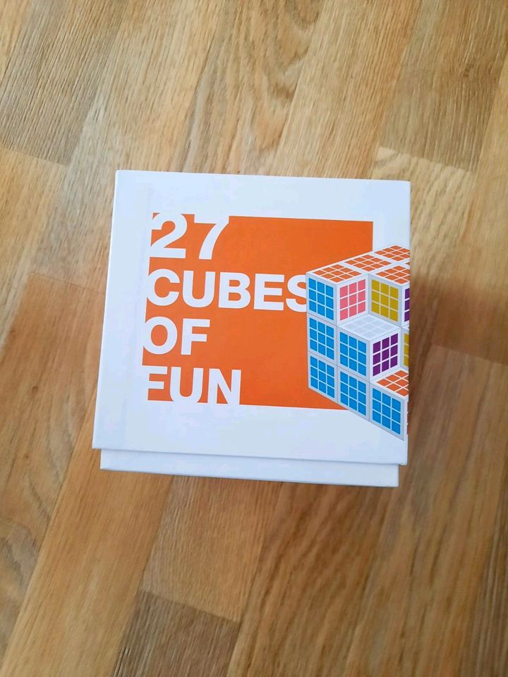 Holz Fritzo 27 cube of fun, Würfel, Zauberwürfel, Knobelspiel in Pössneck