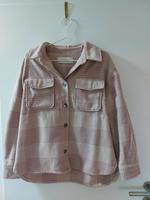 ONLY STUDIO Flanellbluse Größe M beige/rosa kariert Bayern - Kissing Vorschau
