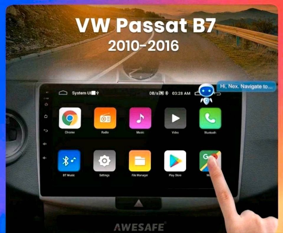 Android Autoradio Für VW Passat B7 CC 2010-2016 2din in Burghausen