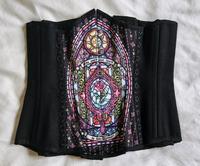 Korsett Restyle Stained glass Beauty and the beast Gr S, 22" Niedersachsen - Lilienthal Vorschau
