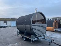 mobile Sauna 300cm mit Terrasse und Panoramascheibe Brandenburg - Wandlitz Vorschau