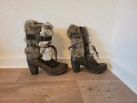 Stiefel mit Fell am Bund Niedersachsen - Langelsheim Vorschau