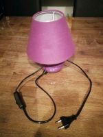 Lampe Nachttischlampe mit Leuchtmittel lila TOP 23 cm Niedersachsen - Meppen Vorschau