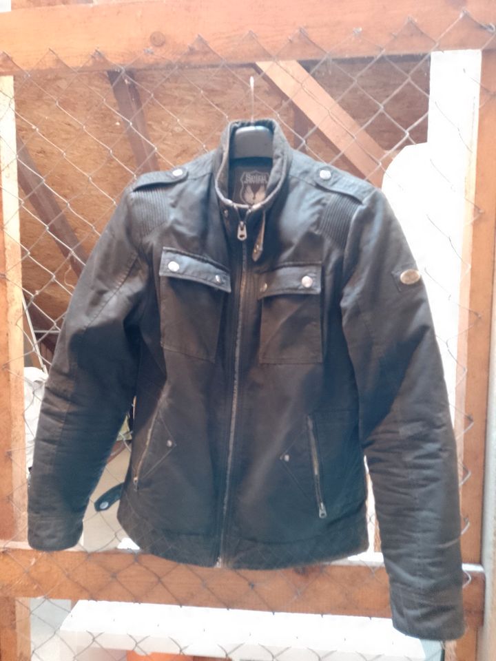 Wachs-Motorrad-Jacke - Größe M in Hamburg