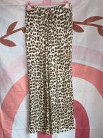 Lange luftige Satin Hose Leopard glänzend Onesize Nordrhein-Westfalen - Hennef (Sieg) Vorschau