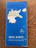 Aral Straßenkarte für den Fernverkehr alt 50er Jahre Deutschland Niedersachsen - Cuxhaven Vorschau