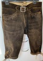 Trachtenhose, Kniebundlederhose, Wildleder, dunkelbraun, Herren L Bayern - Bad Tölz Vorschau