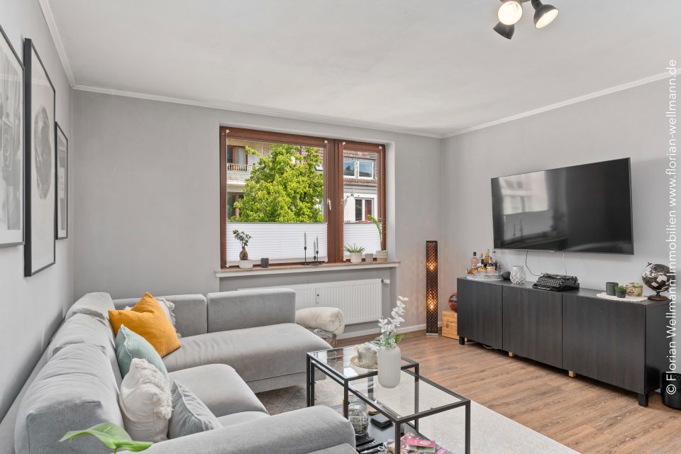 Bremen - Findorff | Moderne 2-Zimmer-Wohnung mit wertiger Ausstattung, Balkon und Stellplatz in bester Lage in Bremen