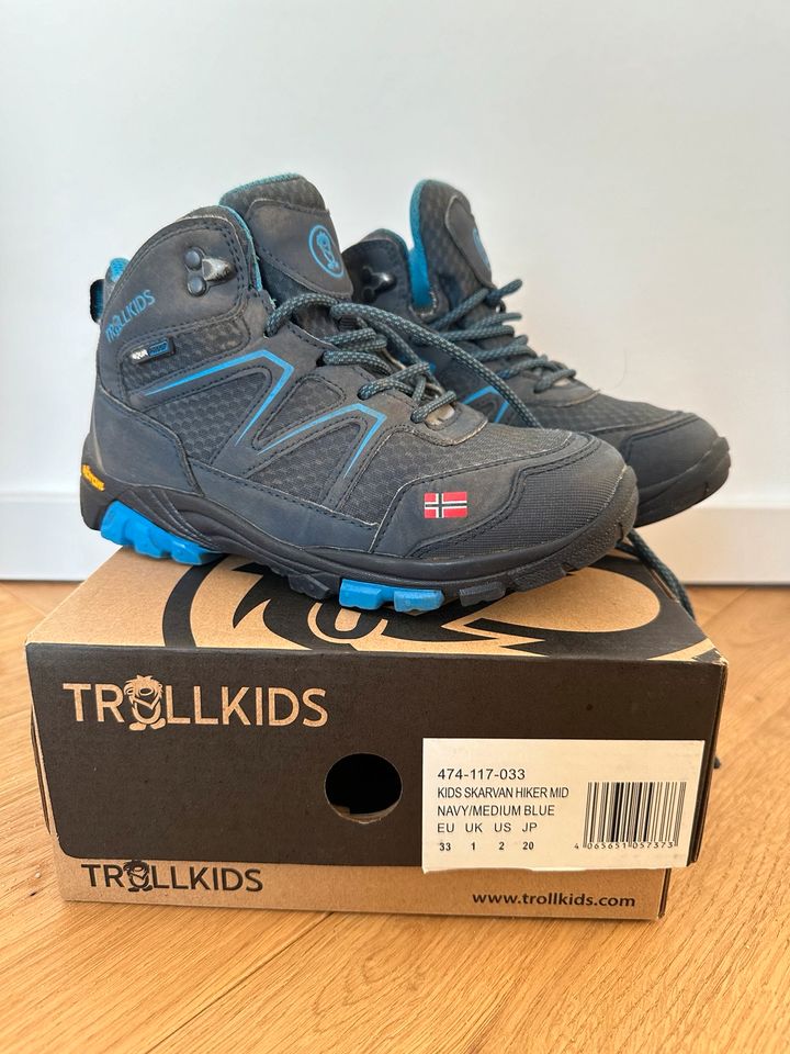 Trollkids Skarvan Hiker Mid, Wanderschuhe, Gr. 33, NP 79,99€ in Ratingen