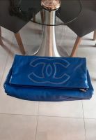 Chanel Flap Bag Vintage Leder blau Niedersachsen - Lilienthal Vorschau
