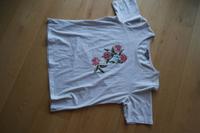 T-Shirt Damen Shirt grau Gr. 48, 95 % BW 5 % Elastan Blumen Perle Hessen - Künzell Vorschau
