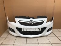 Opel Corsa D OPC Facelift FL Stoßstange vorn Frontstoßstange weiß Sachsen-Anhalt - Köthen (Anhalt) Vorschau