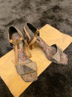 Louis Vuitton Vintage Denim Patchwork Heels Sandalen Düsseldorf - Carlstadt Vorschau