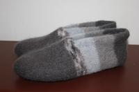Gr. 42, Filzpantoffeln, Filzhauschuhe, Filzpuschen, Strickfilz Nordrhein-Westfalen - Xanten Vorschau