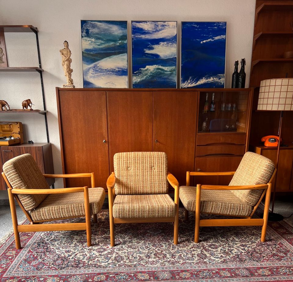 Mid Century Knoll Antimott easy Chair Vintage Sessel Vintage in Schorndorf