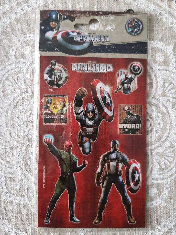 Stickerbögen - Marvel Captain America in Pulsnitz