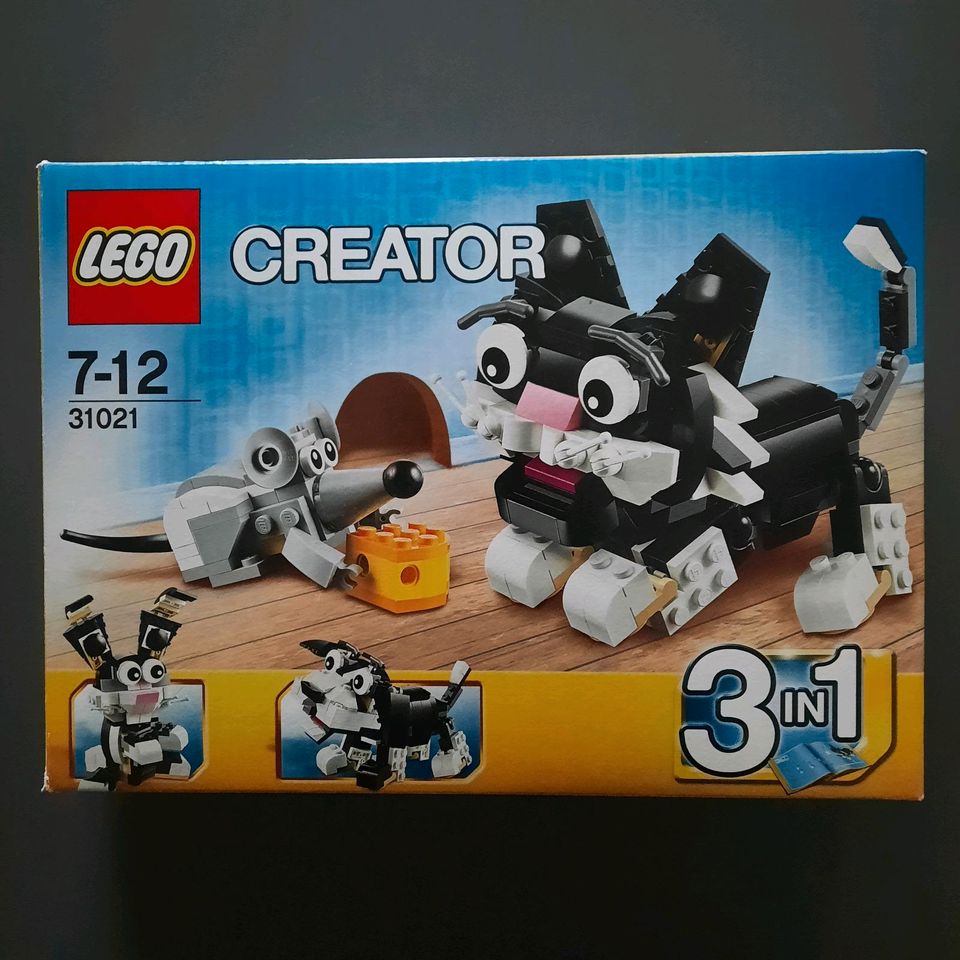 Lego Creator 3in1 Katze Hund Maus Hase 31021 in OVP in Hanau