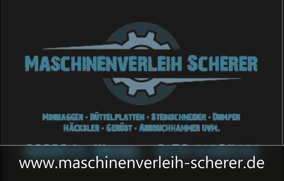 Minibagger Microbagger Bagger Kettenbagger Vermietung / mieten in St. Wendel